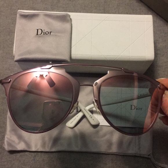 Dior So Real rose gold reflected mirror sunglasses - Picture 4 of 8